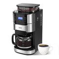 Gevi 10-Cup Drip Coffee Maker with Built-in Burr Grinder & Programmable Timer, 1.5L Water Tank, Auto Keep-Warm, Reusable Filter - Fresh Ground Coffee Machine (Black) - My Kitchen Products