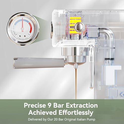 Gevi 20 Bar Espresso Coffee Machine with Burr Grinder Set | 35 Precise Grind Settings | Milk Frother for Latte Cappuccino | Professional Home Barista Kit | Gift for Coffee Lovers - My Kitchen Products