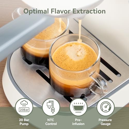 Gevi Espresso Machine 20 Bar with Grinder, Professional Espresso Maker with 35 Precise Grind Settings Burr Coffee Grinders Combos, Super-Automatic Espresso Machines, Ideal for Coffee Lover - My Kitchen Products