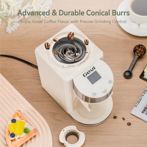 Gevi Espresso Machine 20 Bar with Grinder, Professional Espresso Maker with 35 Precise Grind Settings Burr Coffee Grinders Combos, Super-Automatic Espresso Machines, Ideal for Coffee Lover - My Kitchen Products