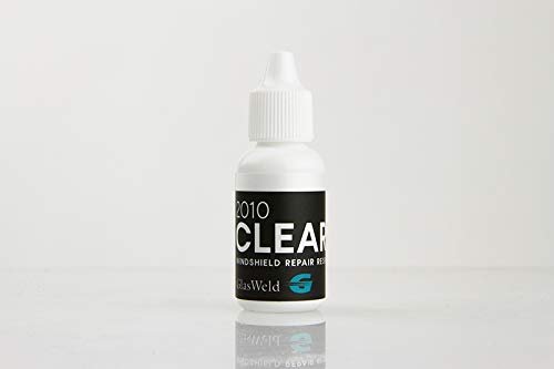 Glas Weld 15 ml All Weather Windshield Rock Chip Repair Resin, Professional Windshield Repair thinner Resin Liquid (Clear)