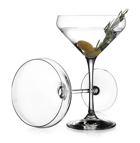 Glaver's Martini Glasses Set of 4 Cocktail Glasses, 10.5 Ounce Stemmed Margarita Glasses, for Bar, Martinis, Cosmopolitan, Gimlet, Elegant Packaging - My Kitchen Products