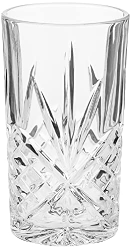 Godinger Dublin Crystal Highball Glasses, Set of 12 - My Kitchen Products