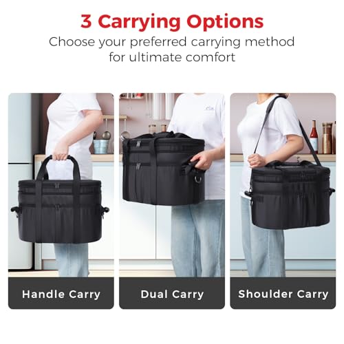 Goldlion Carrying Bag Compatible with Ninja Crockpot Slow Cooker - Portable Travel Carrier Case - Accessories for Ninja Foodi Possiblecooker Pro 8.5 Qt - My Kitchen Products