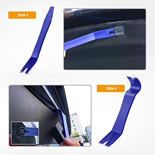 GOOACC 5PCS Auto Trim Removal Tool Kit No-Scratch Pry Tool Kit for Car Door Clip Panel & Audio Dashboard Dismantle -5PCS - My Kitchen Products
