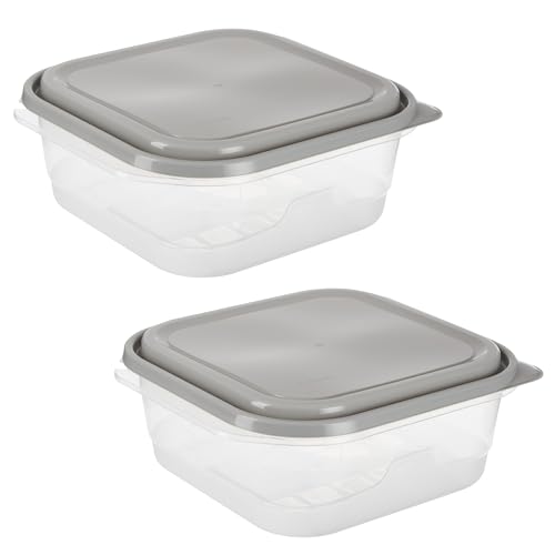 GoodCook EveryWare Extra Large Square Food Storage Container, 2 Pack, BPA Free - My Kitchen Products