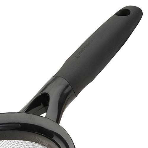 GoodCook Touch 8" Stainless Steel Wire Mesh Strainer with Non-slip Grip Handle - My Kitchen Products