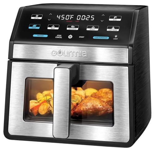 Gourmia 8-Quart Digital Air Fryer with Window & Light - My Kitchen Products