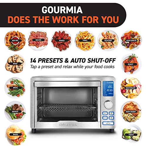 Gourmia Digital Stainless Steel Toaster Oven Air Fryer – Stainless Steel - My Kitchen Products