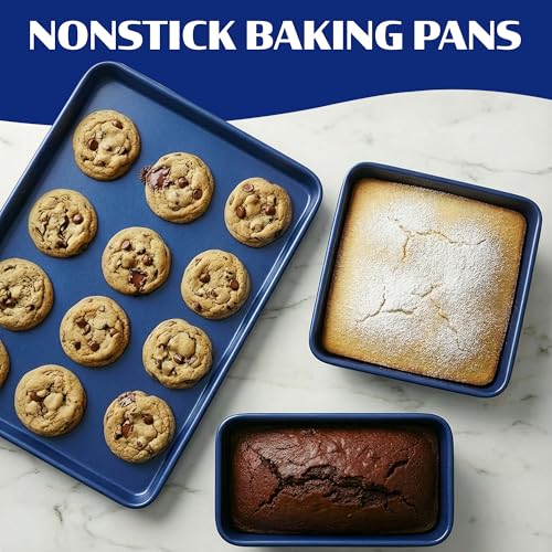 Granitestone Ceraluxe 20 Pc Ceramic Cookware Set Nonstick, Complete Pots and Pans Set Non Stick with 5 Pc Bakeware Set, Deep Frying Pan Set, & Steamer, Non Toxic PFOA Free, Oven & Dishwasher Safe - My Kitchen Products