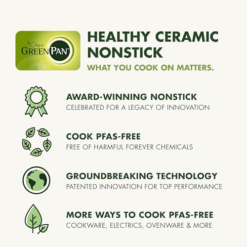 GreenPan Advanced Rice Cooker, 4-Cups Uncooked/8-Cups Cooked, Removable Nonstick Ceramic PFAS-Free Pot, White & Brown Rice, Family Sized, Quick Cook in 25mins, 6 Presets, Fuzzy Logic Tech, Graphite - My Kitchen Products