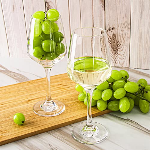 HAKEEMI Red/White Wine Glasses Set of 12, 12 oz Clear Wine Glasses with Stem, Dishwasher Safe - My Kitchen Products
