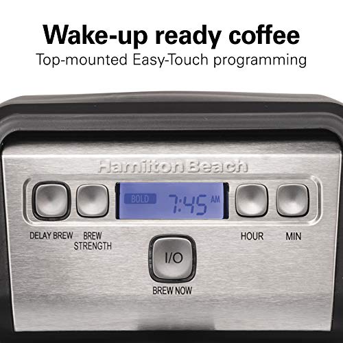 Hamilton Beach 12 Cup Compact Programmable Drip Coffee Maker - My Kitchen Products