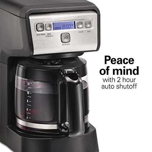 Hamilton Beach 12 Cup Compact Programmable Drip Coffee Maker - My Kitchen Products