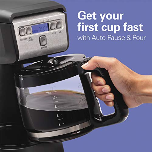 Hamilton Beach 12 Cup Compact Programmable Drip Coffee Maker - My Kitchen Products