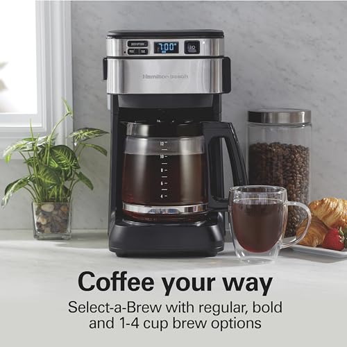 Hamilton Beach 12 Cup Programmable Coffee Maker, FrontFill Drip Coffee Maker - My Kitchen Products