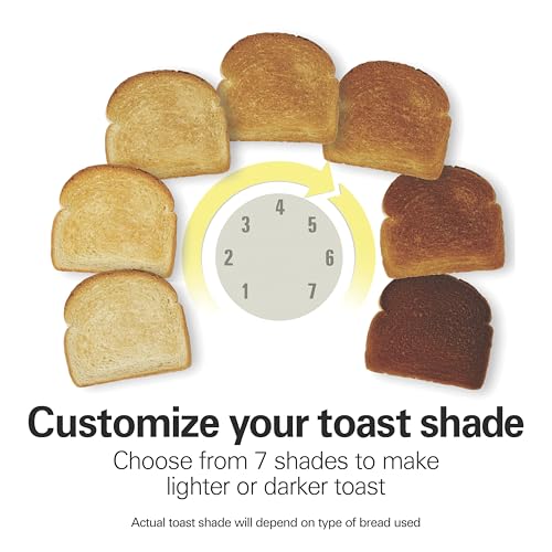 Hamilton Beach 2 Slice Toaster with Extra Wide Slots, Shade Selector, Auto-Shutoff, Cancel Button and Toast Boost, Black - My Kitchen Products