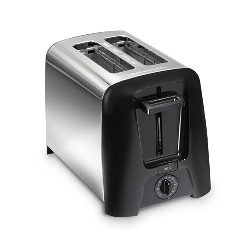 Hamilton Beach 2 Slice Toaster with Extra Wide Slots, Shade Selector, Auto-Shutoff, Cancel Button and Toast Boost, Black - My Kitchen Products