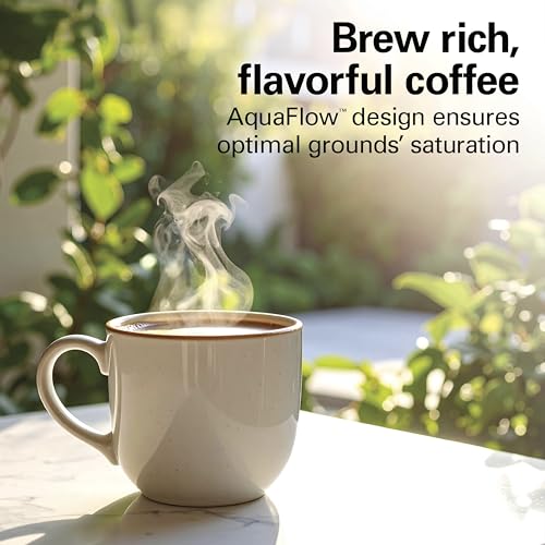 Hamilton Beach 2-Way 12 Cup Programmable Drip Hot and Iced Coffee Maker & Single Serve Coffee Machine, AquaFlow Showerhead, Glass Carafe, Auto Pause and Pour, Black (47500J) - My Kitchen Products