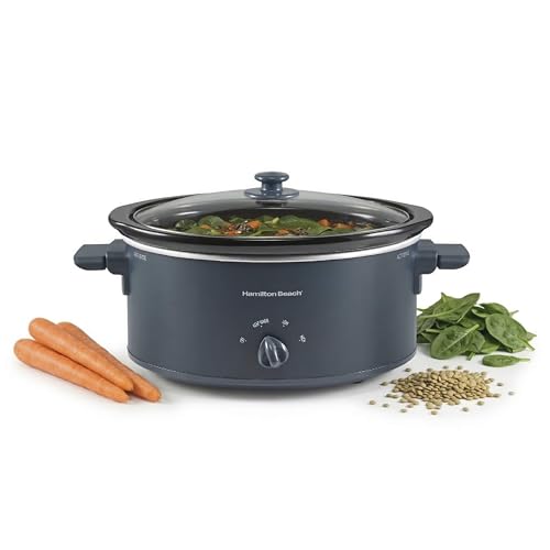 Hamilton Beach 6 Quart Slow Cooker With Space-Saving Folding Handles - My Kitchen Products