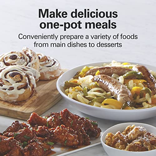 Hamilton Beach 8 Quart Programmable Slow Cooker with Three Temperature Settings, Dishwasher Safe Crock and Lid, Silver (33480) - My Kitchen Products