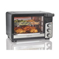 Hamilton Beach Easy View XL Toaster Oven with Sure-Crisp® Air Fry, 6 Slice Capacity, Black with Stainless Steel Accents, R31460 (Renewed) - My Kitchen Products