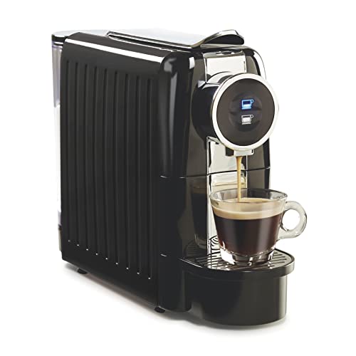 Hamilton Beach Espresso Machine, Compatible with Nespresso Pods, Single Serve Coffee Maker, Powerful Italian 19 Bar Pump, 22 oz. Water Reservoir, Custom Cup Size, Holds 13 Capsules, Black (40726) - My Kitchen Products