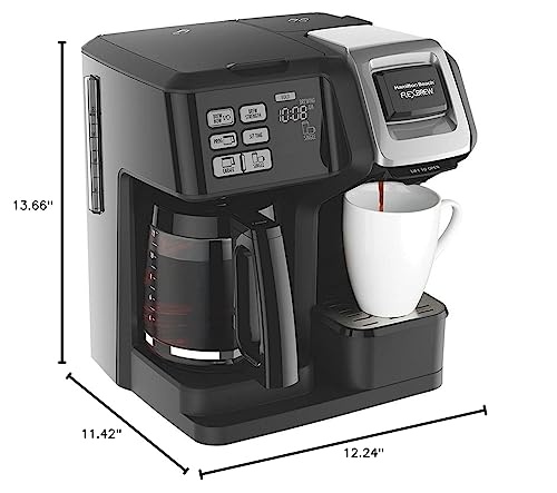 Hamilton Beach FlexBrew 2-Way Brewer Programmable Coffee Maker (49976) Bundle with Support Extension - My Kitchen Products