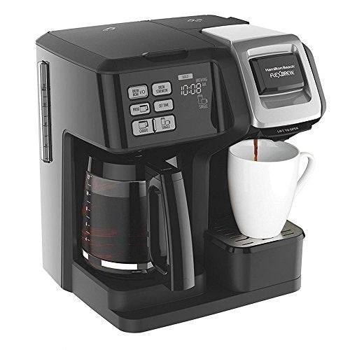Hamilton Beach FlexBrew 2-Way Brewer Programmable Coffee Maker (49976) Bundle with Support Extension - My Kitchen Products