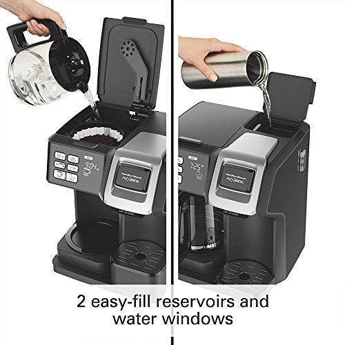Hamilton Beach FlexBrew 2-Way Brewer Programmable Coffee Maker (49976) Bundle with Support Extension - My Kitchen Products