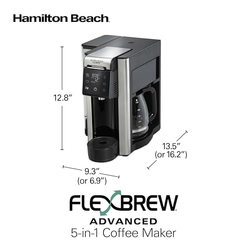 Hamilton Beach Flexbrew Advanced 5-in-1 Drip & Single Serve Coffee Maker - My Kitchen Products