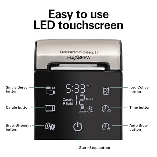 Hamilton Beach Flexbrew Advanced 5-in-1 Drip & Single Serve Coffee Maker - My Kitchen Products