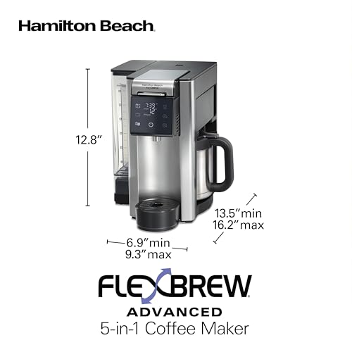 Hamilton Beach Flexbrew Advanced 5-in-1 Drip & Single Serve Coffee Maker - My Kitchen Products