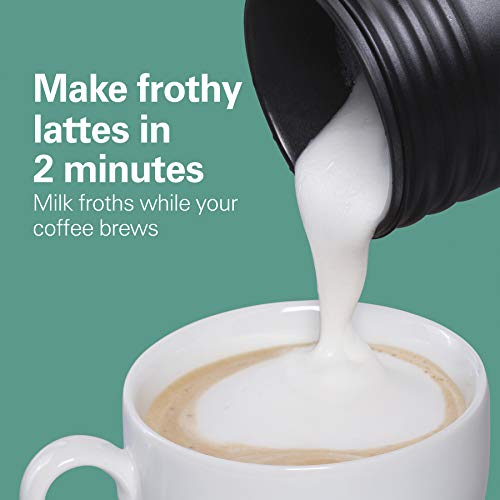 Hamilton Beach FlexBrew Single-Serve Coffee Maker with Milk Frother Compatible with K-Cup Pods and Grounds, 1cups, Black (49949) - My Kitchen Products