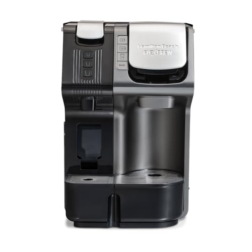 Hamilton Beach FlexBrew Trio 2-Way Coffee Maker, Compatible with K-Cup Pods or Grounds, Combo, Single Serve & Espresso Machine with 19 Bar Pump, 56 oz. Removable Reservoir, Black - My Kitchen Products