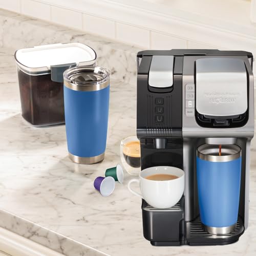 Hamilton Beach FlexBrew Trio 2-Way Coffee Maker, Compatible with K-Cup Pods or Grounds, Combo, Single Serve & Espresso Machine with 19 Bar Pump, 56 oz. Removable Reservoir, Black - My Kitchen Products