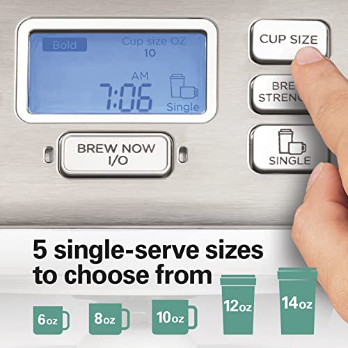 Hamilton Beach FlexBrew Trio 2-Way Coffee Maker, Compatible with K-Cup Pods or Grounds, Combo, Single Serve & Full 12 Cup Coffee Pot, White, Fast Brewing, Removeable Reservoir - My Kitchen Products