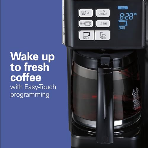 Hamilton Beach FlexBrew Trio 2-Way Coffee Maker, Compatible with K-Cup Pods or Grounds, Combo, Single Serve & Full 12c Pot, Black - My Kitchen Products