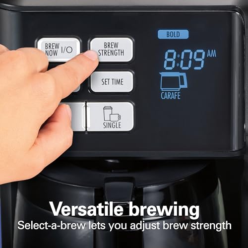 Hamilton Beach FlexBrew Trio 2-Way Coffee Maker, Compatible with K-Cup Pods or Grounds, Combo, Single Serve & Full 12c Pot, Black - My Kitchen Products
