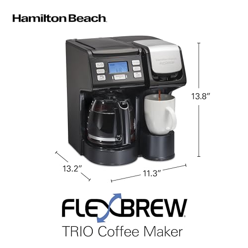 Hamilton Beach FlexBrew Trio 2-Way Drip & Single Serve Coffee Maker - My Kitchen Products