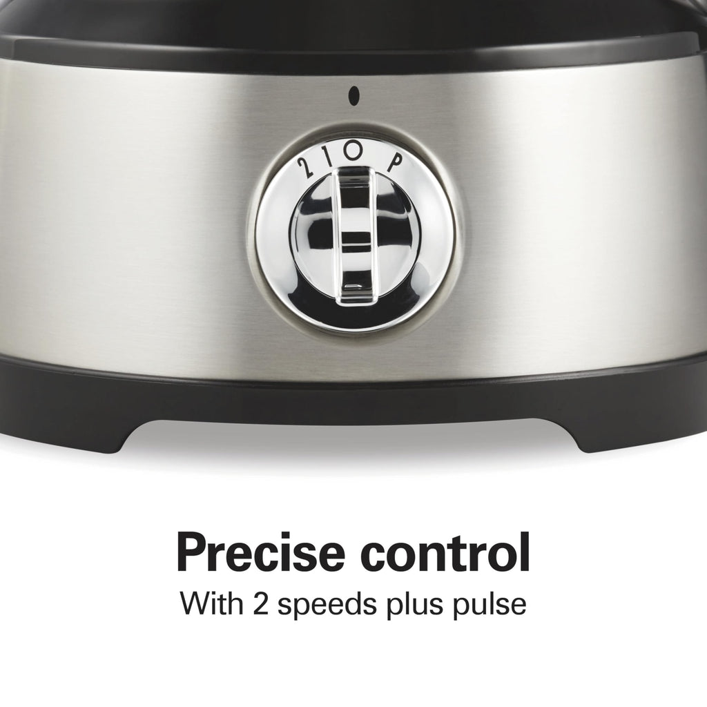 Hamilton Beach Food Processor & Vegetable Chopper for Slicing, Shredding, Mincing, and Puree, 10 Cups + Easy Clean Bowl Scraper, Black and Stainless Steel (70730) - My Kitchen Products