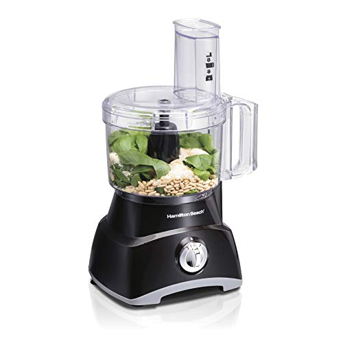 Hamilton Beach Food Processor & Vegetable Chopper for Slicing, Shredding, Mincing, and Puree, 8 Cup, Black - My Kitchen Products