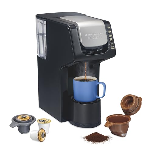 Hamilton Beach Gen 4 FlexBrew Single-Serve Coffee Maker with Removable Reservoir, Compatible with Pod Packs and Grounds, 50 oz., 4 Fast Brewing Options, Black - My Kitchen Products