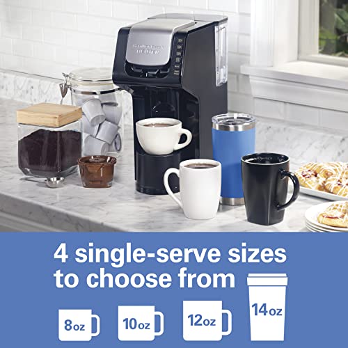 Hamilton Beach Gen 4 FlexBrew Single-Serve Coffee Maker with Removable Reservoir, Compatible with Pod Packs and Grounds, 50 oz., 4 Fast Brewing Options, Black - My Kitchen Products