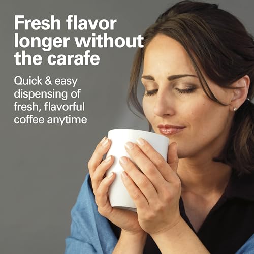 Hamilton Beach One Press Programmable Dispensing 12 Cup Coffee Maker with Internal Coffee Pot, Stays Warm and Fresh for Hours, 60 oz. Removable Reservoir, Black & Stainless Steel (47950) - My Kitchen Products