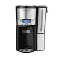 Hamilton Beach One Press Programmable Dispensing 12 Cup Coffee Maker with Internal Coffee Pot, Stays Warm and Fresh for Hours, 60 oz. Removable Reservoir, Black & Stainless Steel (47950) - My Kitchen Products