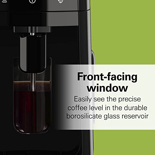 Hamilton Beach One Press Programmable Dispensing Drip Coffee Maker with 12 Cup Internal Brew Pot, Removable Water Reservoir, Black Next Gen (47600) - My Kitchen Products