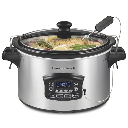 Hamilton Beach Portable 6 Quart Set & Forget Programmable Slow Cooker - My Kitchen Products