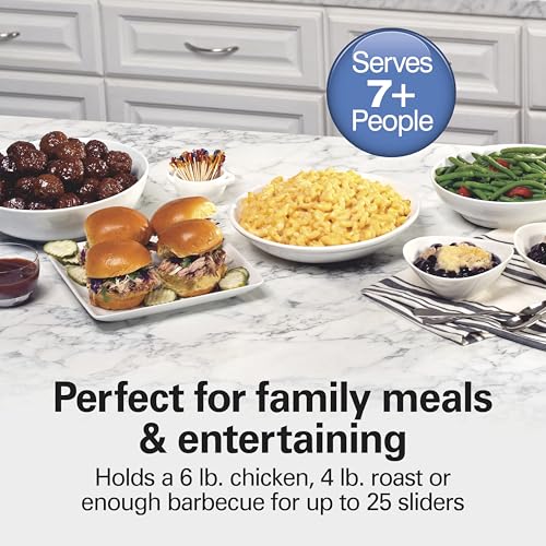 Hamilton Beach Portable 6 Quart Set & Forget Programmable Slow Cooker - My Kitchen Products