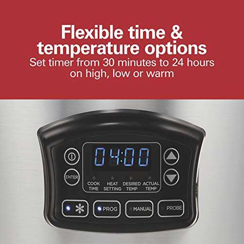 Hamilton Beach Portable 6 Quart Set & Forget Programmable Slow Cooker - My Kitchen Products